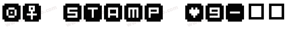 BM stamp A9字体转换